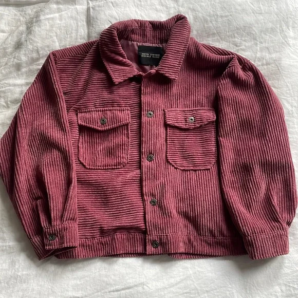 Japanese pink corduroy jacket - Picture 1 of 4